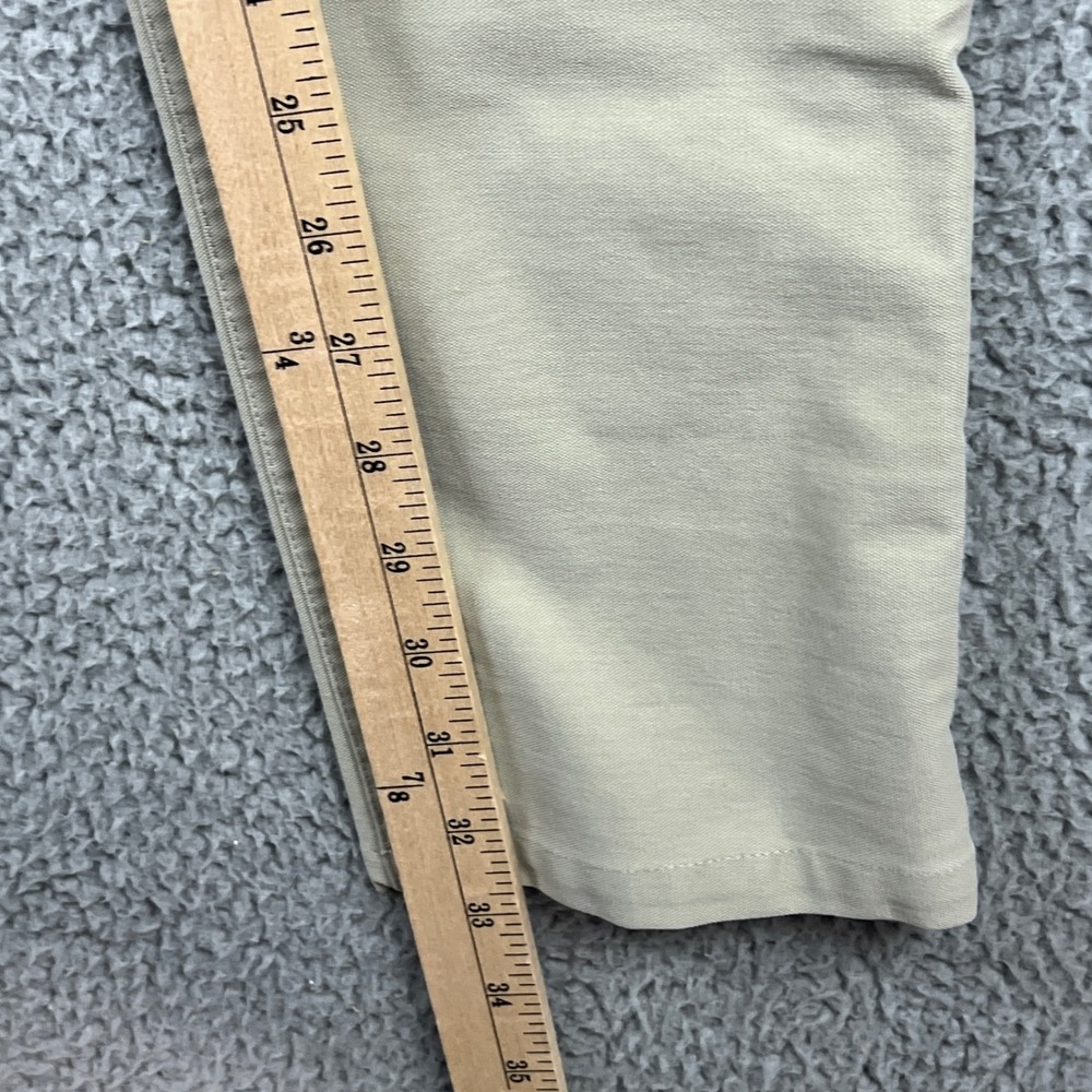 Lululemon Lab Mens ABC Slim Fit Pants Khaki Tan Size 31 Canvas Style LM5ABOS - Picture 10 of 11